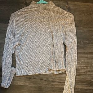 Nordstrom grey long sleeve turtleneck sweater
